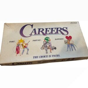 Vintage Careers Board Game 1992 Tiger Games Fame Fortune Happiness Complete 90